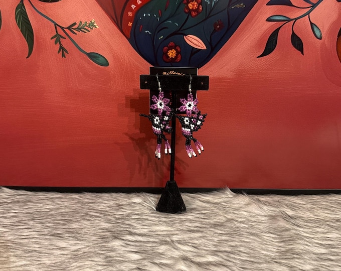 Handmade hummingbird earrings