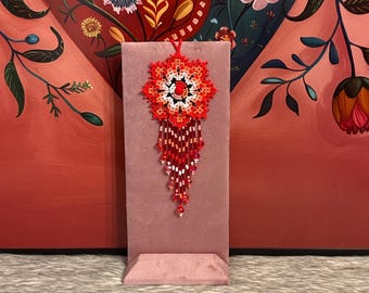 Crystal flower dreamcatcher