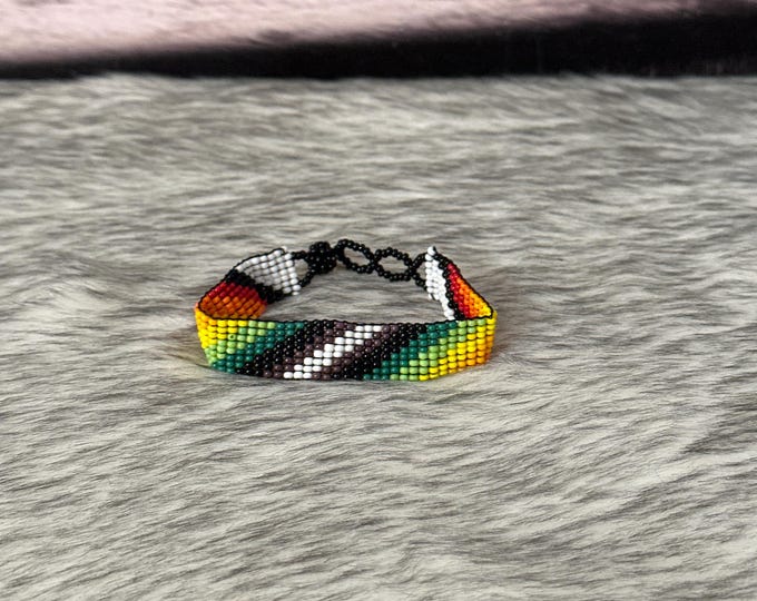 Handmade Huichol bracelet