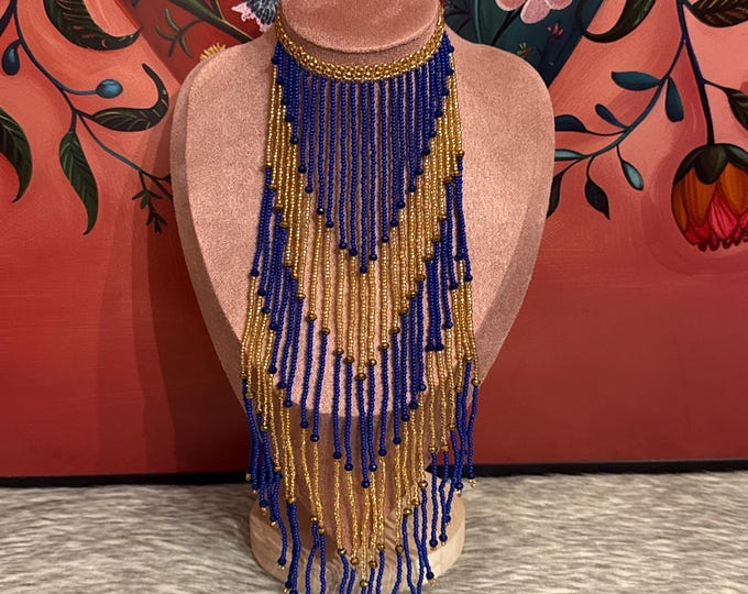 Tlaloc necklace, earrings and bracelet set