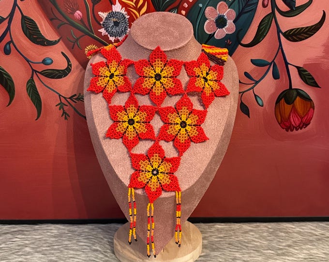 Maia necklace, earrings and bracelet set