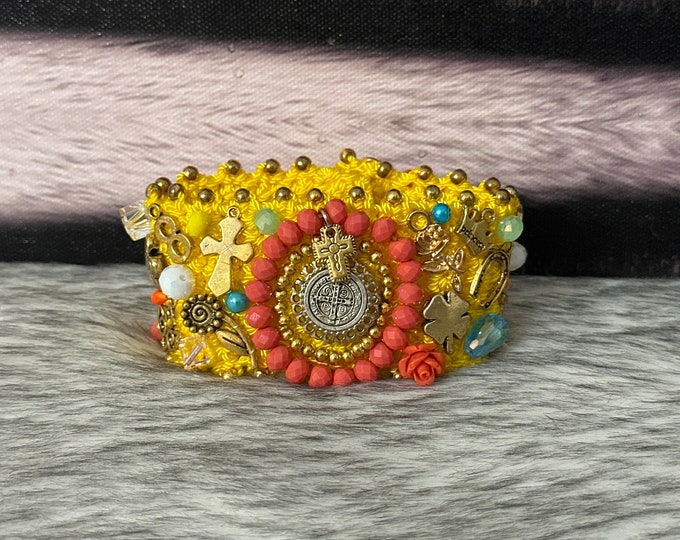Macramé Saint Benedict Bracelet