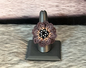 Peyote flower rings