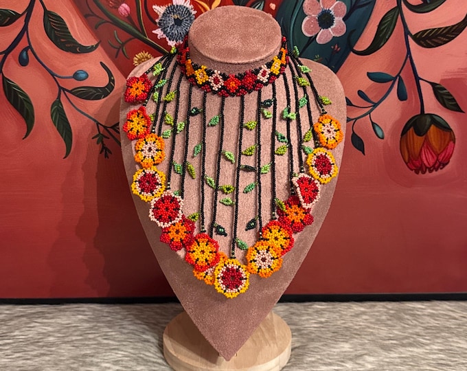 Velvet necklace, earring and bracelet set