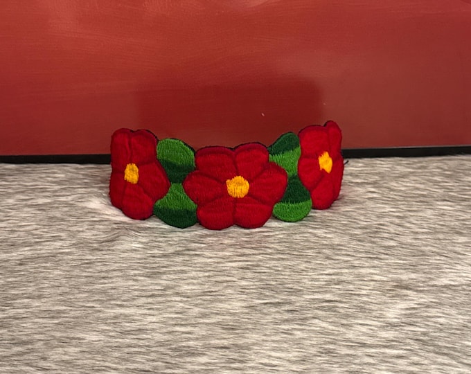 Handmade embroidered headband