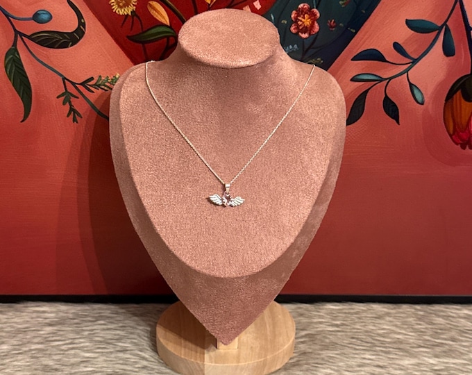 necklace with Angel Heart pendant