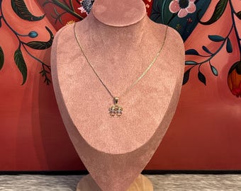 Cadena con colgante de 2 niñas