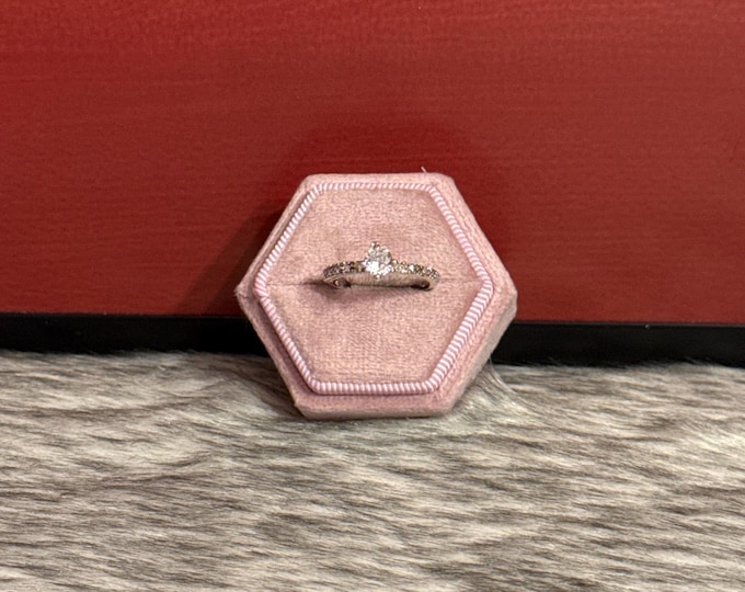 Solitaire ring, size 6.5