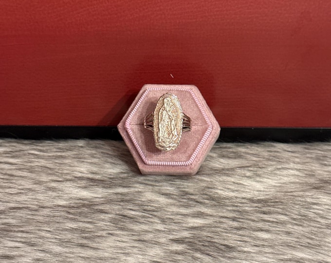 Virgin of Guadalupe ring, size 11