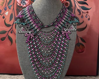 Aztec Goddess necklace, earring, and bracelet set