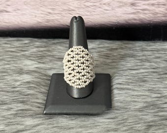 Huichol mesh ring