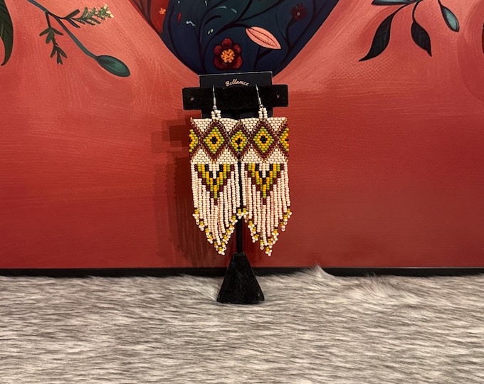 Aztec tribal earrings