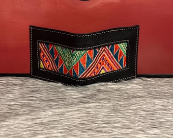 Handmade leather wallet for men