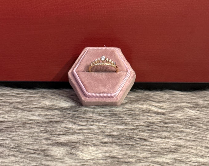 Princess Crown Ring size 8.5