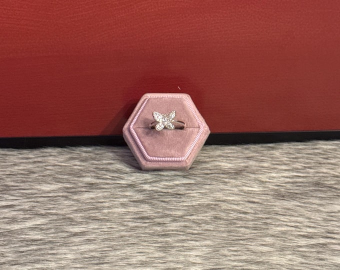 Butterfly ring size 8.5