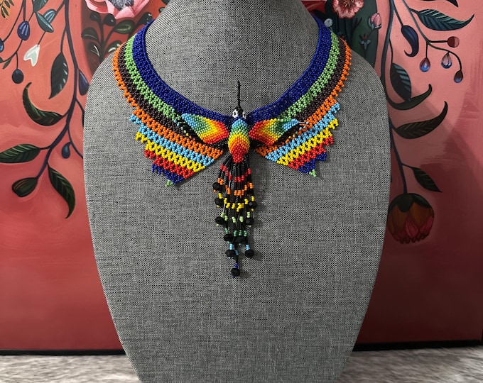 Hummingbird necklace set with earrings and bracelet