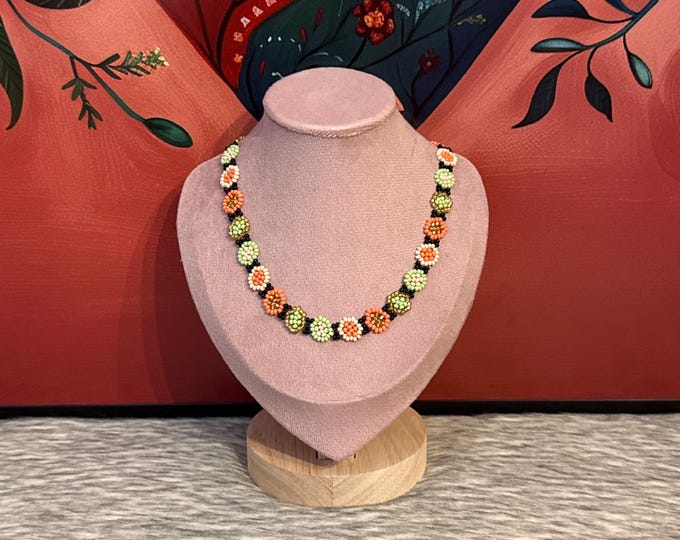 Handmade Huichol choker