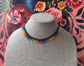 Handmade Rhombus Choker