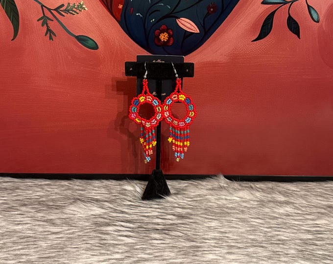 Handmade hoop earrings