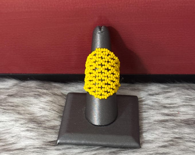 Huichol mesh ring