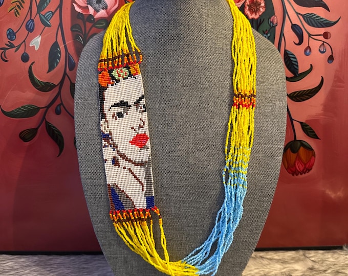 Huichol Frida necklace