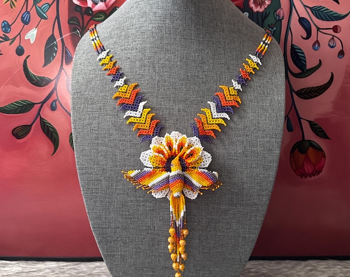 Hummingbird necklace set with earrings and bracelet