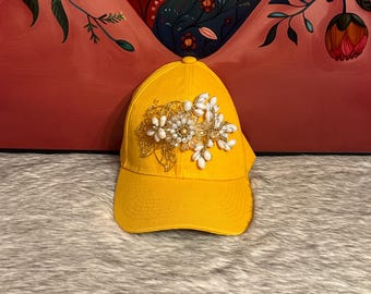 Handmade denim cap