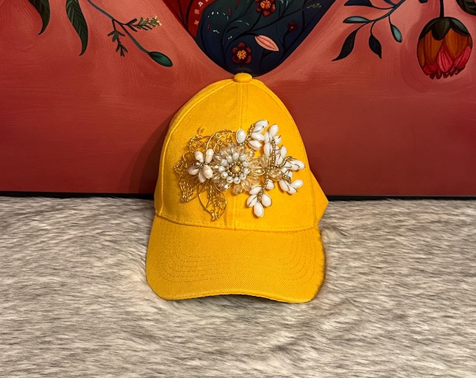 Handmade denim cap