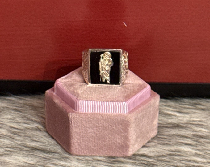 Saint Jude Thaddeus ring, size 8