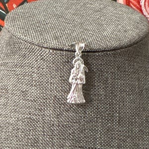 Pendant of the Holy Death in 925 silver