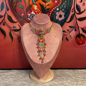 Handmade hummingbird necklace