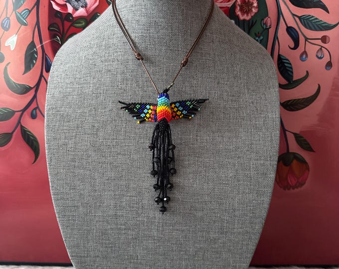 Hummingbird Bow Necklace