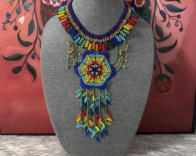 Tribal inspired necklace and earrings set