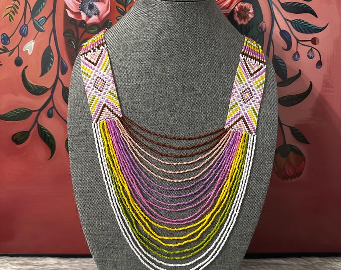 Angel wings necklace and earring set
