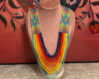 Angel wing necklace and earring set