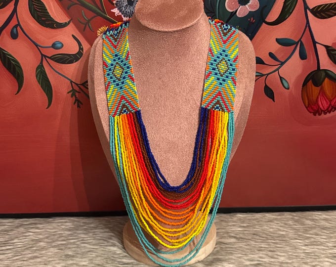 Angel wing necklace and earring set