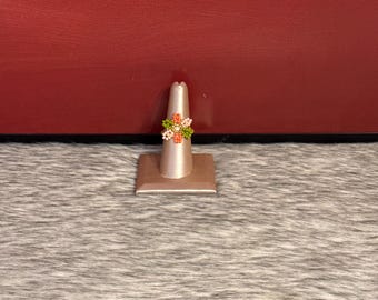 Handmade flower ring