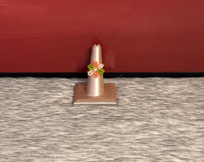 Handmade flower ring