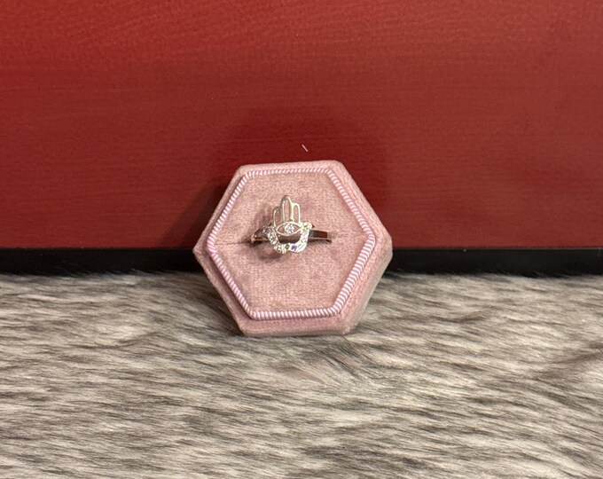 Fatima's Hand ring, size 7.5