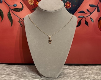 Necklace with girl's pendant