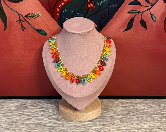 Handmade Rhombus Choker