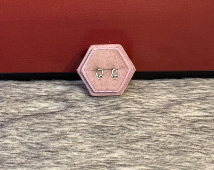 Fatima's Hand sleeper earrings