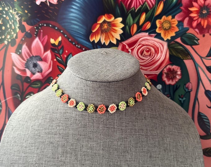 Handmade Huichol choker