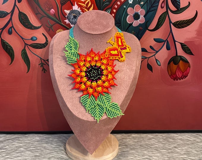 Spring necklace, earrings and bracelet set