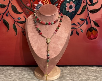 Rosary of Natural Agates