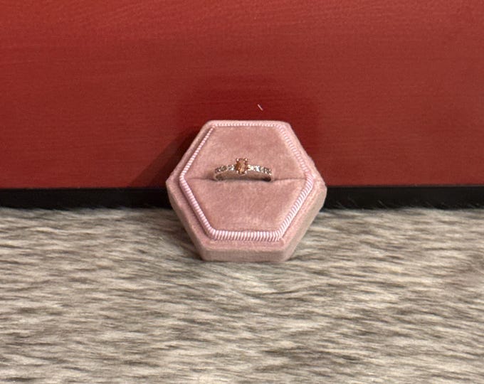 Solitaire ring, size 6.5