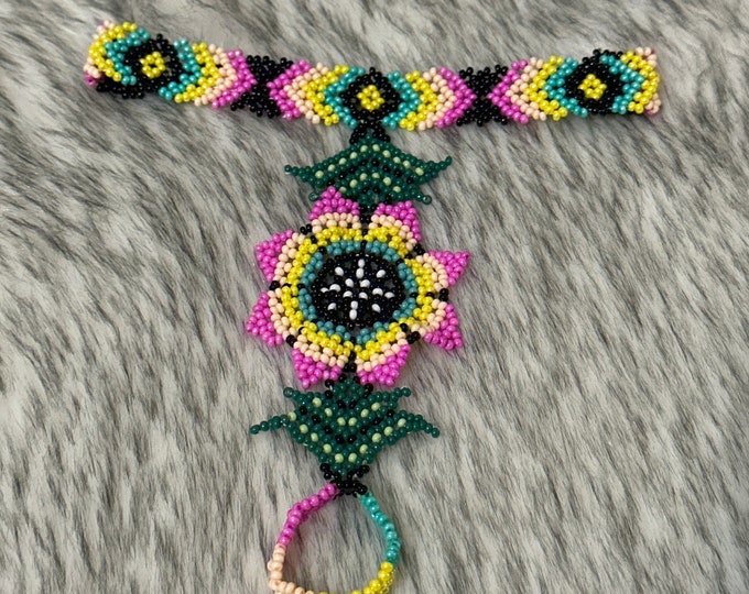 Huichol ring bracelet