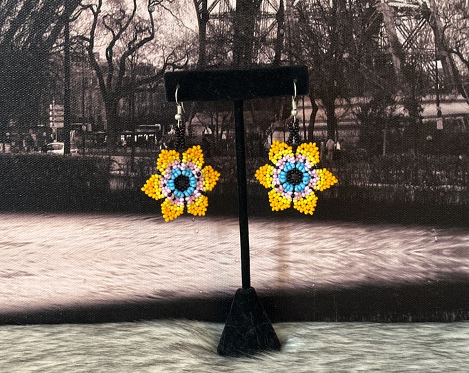 Easter flower earrings