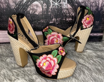 Handmade heel shoe size 9