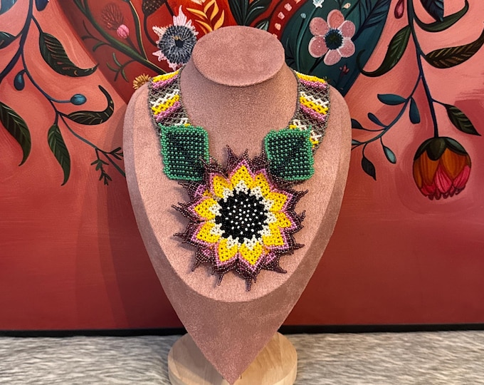 Mexican necklace, earrings and bracelet set